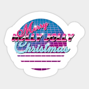 merry holly jolly christmas Sticker